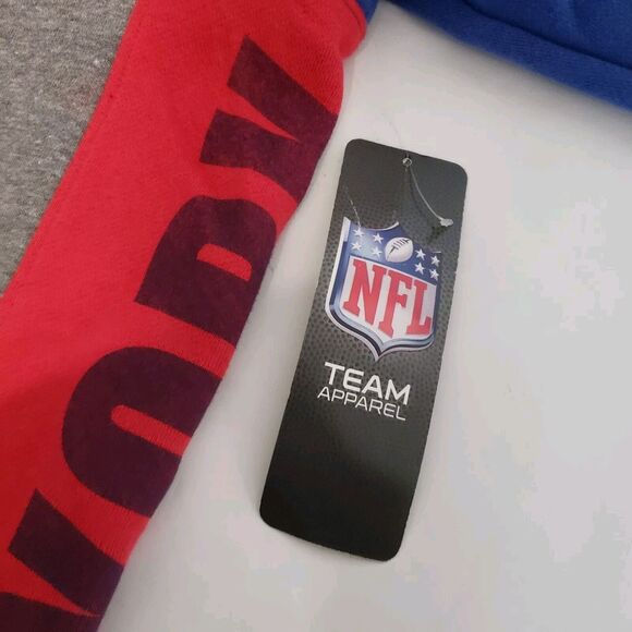 NEW!! Junk Food Mens SIZE XL Hoodie N Y Giants Pullover NFL Sweatshirt Blue Gray - Picture 6 of 12